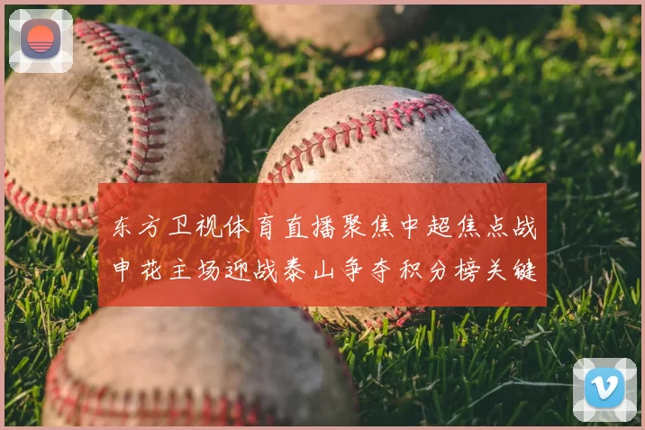 东方卫视体育直播聚焦中超焦点战申花主场迎战泰山争夺积分榜关键位置